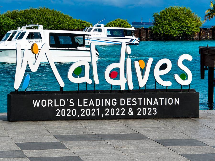 Speedboats in Maldives